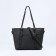 Zipper bag with zipper, gray color