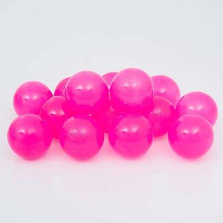 Balls for a dry pool with a pattern, ball diameter 7.5 cm, set 500 pieces, color purple-violet-4