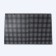 Muddy mud -bearded rug, 100 × 150 × 1.6 cm, black color