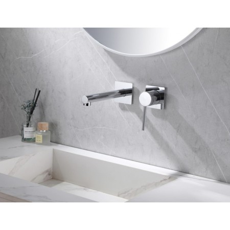 ABBER EMOTION AF8812 shell mixer, single, built -in, chrome-1
