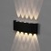 Facade lamp "Semosfer", FSD-066, 10 watts, 3000k, 5 rays, IP65, 220 V, plastic, black. 10084