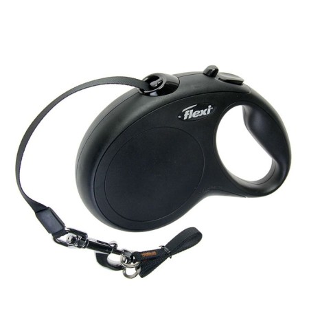 Roulette Flexi New Classic L (up to 50 kg) tape 5 m, black