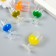 Decor for creativity Plastic "glass with a drink" MIX 2x2x4 cm