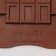 Chocolate chocolate form "Chocolate", silicone, 25 × 11.5 × 0.5 cm, 15 cells, brown color