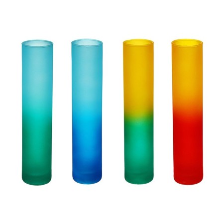 Vase "Rainbow" Matte Cylinder D-4.5cm H-23CM mix-3