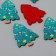 Decor for the creativity of the felt lord "Christmas tree with garland" 5.4x4.1 cm