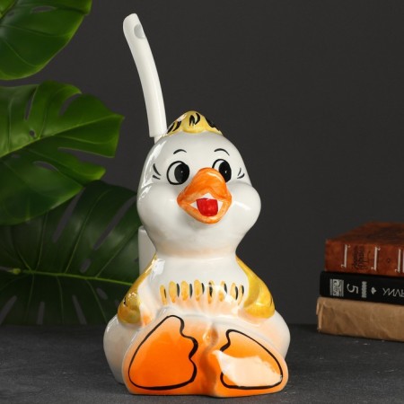 Starfish stand "Duckling", with a brush