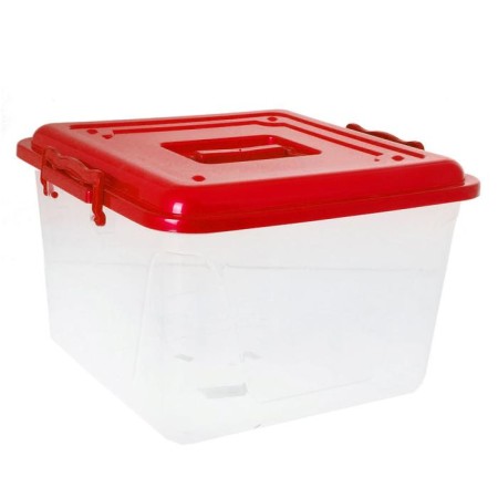 Storage container with the Comfort lid, 15 l, 32 × 34 × 22.5 cm, color mix-5