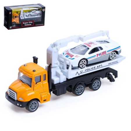 Metal truck "Evaciatorial", with a machine, inertia, mix