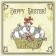 Set of napkins for setting the table "Vintage Easter cards", rectangular, size 32x46 cm, 4 pcs