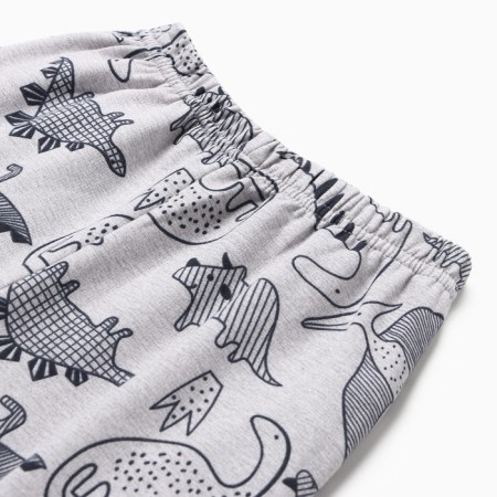 Pajamas for a boy, color gray melange, height 104 cm-7