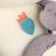 Soft toy "Bunny", 21 cm, gray