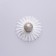 Ariadne chandelier 3x60W E27 White, golden 37x37x14cm