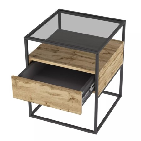Cleat cabinet "Aiden", 450 × 450 × 552 mm, color of oak van-1