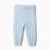 Knitted set (jumper, trousers, hat), blue color, height 68 cm