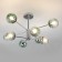 ASCOT chandelier, 8x60W E27, chromium color