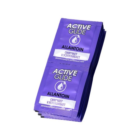 Moisturizing intimate gel Active Glide Allantoin, 20 pcs 3 g-4