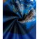 Curtain Blackout "Cosmos", size 140x260 cm, blue color