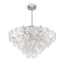 Suspended lamp Freya FR1004PL-12CH MOLLY, 630x630x930 mm, E14, 12x60W, chromium color