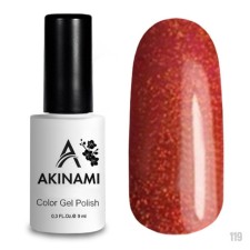 Гель-лак Akinami №119 Orange Sparks, 9 мл