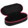 Penal-football 85 x 210 x 50 mm with a folding bar, soft, textile, calligrata PMK 24-42 Black, black/bright pink