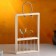Kashpo wooden 26 × 5 × 40 cm with 5 flasks 15 cm "Extra Slim frame", we give the handle beautifully