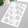 Stencil "Flower pattern" 24x16 cm