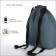 Back for shoes with pockets, gray color