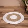 Wicker rug round 60 cm