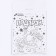 New Year's set for creativity. Application by foil "New Year! Santa Claus"