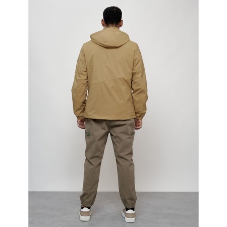 Sports male jacket, size 50, beige color-3
