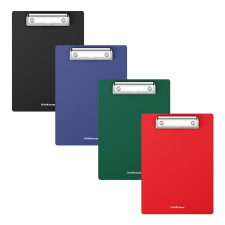 Plastic tablet with a clip A5, 1.3mm, Erichkrause Matt Classic, Mix