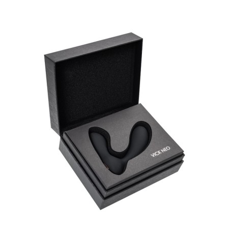 Prostate stimulator Svakom Vick Neo, silicone, 10 cm, black color-12