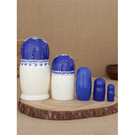 Nesting doll "pearl" 5 puppet-1