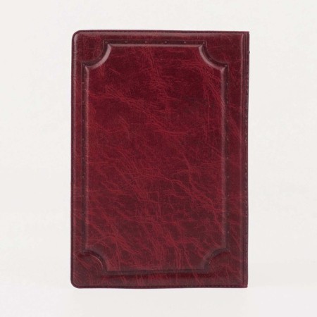 Cover for passport, burgundy color-1