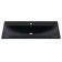 Sink uperwood Foster Quartz 100 cm, quartz, black matte, coal