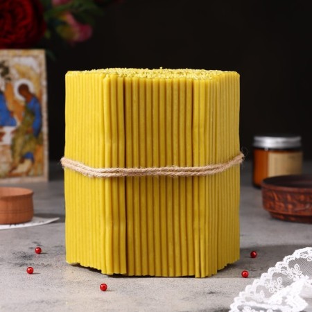 Church honey candles No. 100, packaging 2kg, paraffin + honey oil-2