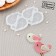 Silicone Mold for candies and chocolate "Birds", 6 × 4 cm, color transparent color