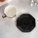Tea couple Gold, mug 200 ml, saucer 13 cm