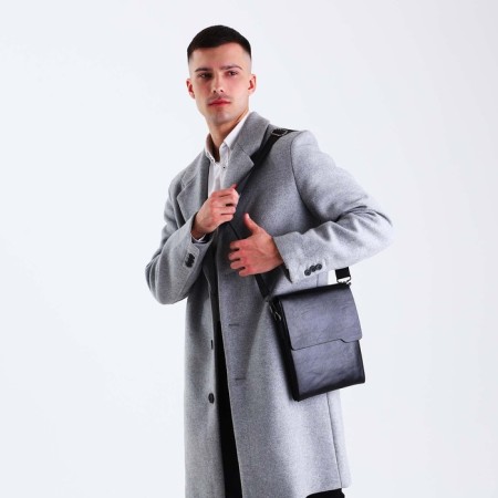 Male bag, black color-6