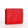 Women's wallet on the button, red color