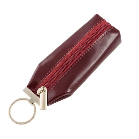 Key case K-118, lightning, red, dark, smooth