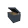 Puff with a lid and weighting, 800 × 400 × 420 mm, Bahama mitch, Denim color