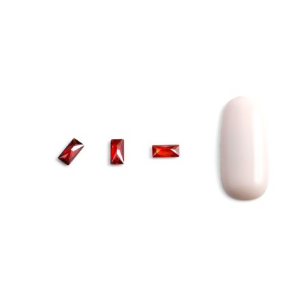 Crystals for volumetric inlay Pole Baget, No. 2, Red, 10 pcs