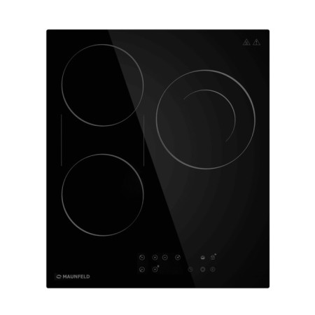 MAUNFELD CVCE453BDBK Electric Hlect, 3 burners, black-1