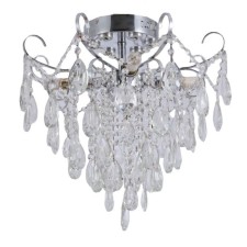 Crystal Crystal Economic light 15506/4CR CL WTLED, 4x60W, E27, 49x48x48 cm, chromium color