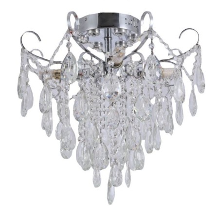 Crystal Crystal Economic light 15506/4CR CL WTLED, 4x60W, E27, 49x48x48 cm, chromium color