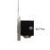 Bra "Love" LED 4000K 12W black 38x20x4cm
