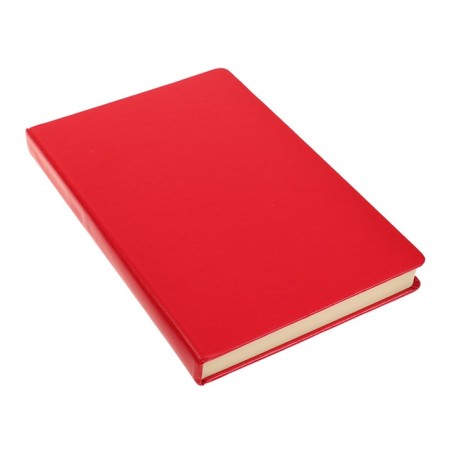 Deliciper of Leduced A5, 160 MEGAPOLIS sheets, hard cover, artificial leather, red-1