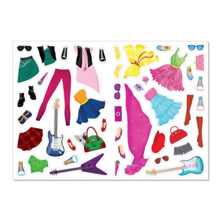 Stickers "Dress the doll. Superstar ”, 12 p.-3
